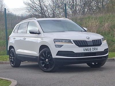 Used Skoda Karoq SE L 115 HP (84 kW) 2018 White SUV