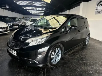 Used Nissan Note Tekna 90 HP (66 kW) 2014 Black Hatchback