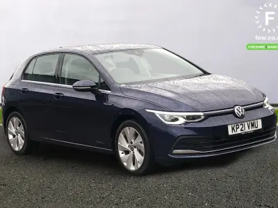 Used VW Golf VII Pro 150 HP (110 kW) 2021 Blue Hatchback
