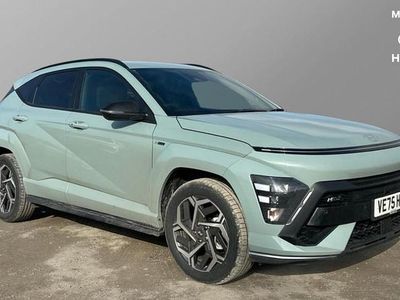 New Hyundai Kona N Line 138 HP (101 kW) 2026 Merage green SUV