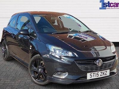 Used Vauxhall Corsa Edition 70 HP (51 kW) 2015 Black Hatchback
