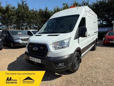Used Ford Transit Trend 130 HP (95 kW) 2021 White Van
