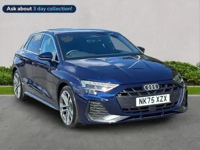 Used Audi A3 S-Line 147 HP (108 kW) 2025 Blue Hatchback