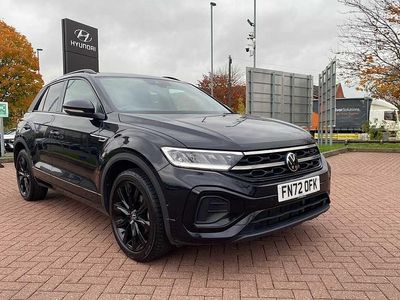 Black Used 2023 VW T-Roc R-line SUV | £24,500 (Fair price)