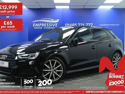Used Audi A3 Sportback Black Edition 116 HP (85 kW) 2018 Black Hatchback