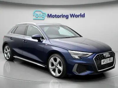 Used Audi A3 S-Line 150 HP (110 kW) 2023 Blue Sedan