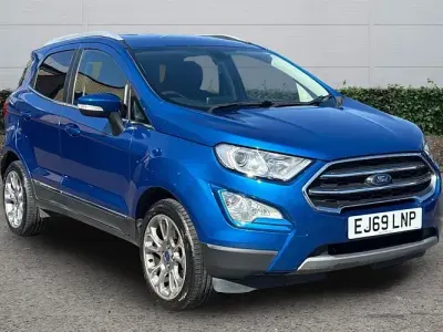 Used Ford Ecosport Titanium 125 HP (91 kW) 2020 Blue SUV