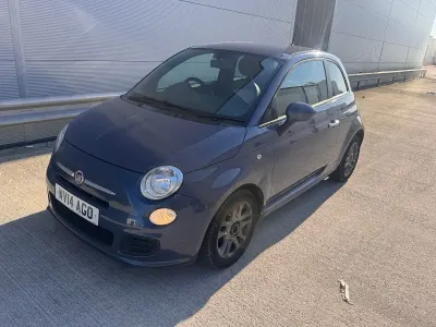 Used Fiat 500 S 69 HP (50 kW) 2014 Blue Hatchback