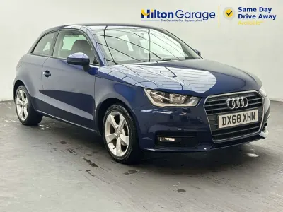 Used Audi A1 Sport 95 HP (69 kW) 2018 Blue Hatchback