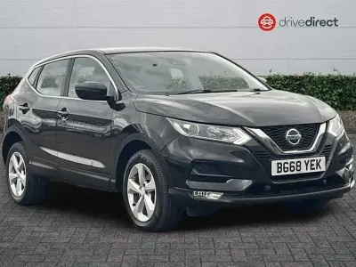 Używany Nissan Qashqai Acenta 115 KM (84 kW) 2018 Czarny SUV