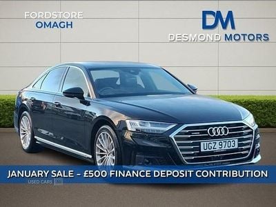Black Used 2019 Audi A8 S-Line Sedan | £25,690 (Fair price)