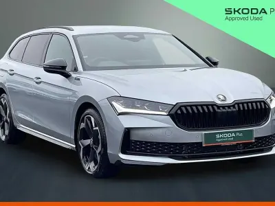 Used Skoda Superb SportLine 193 HP (141 kW) 2025 Silver Estate
