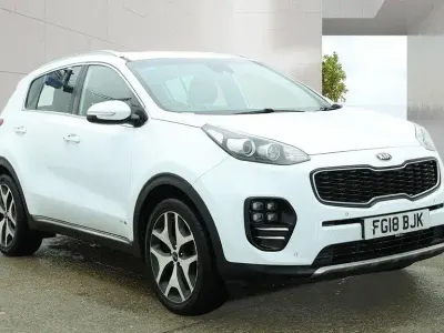 Used Kia Sportage GT-Line 177 HP (130 kW) 2018 White SUV