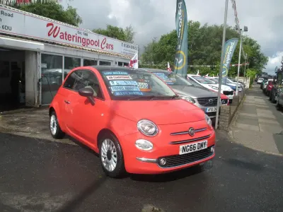 Used Fiat 500 Lounge 69 HP (50 kW) 2017 Pink Hatchback