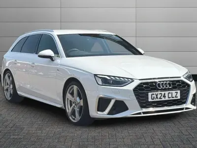 Used Audi A4 S-Line 204 HP (150 kW) 2024 Arkona white Estate