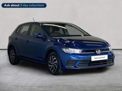 Used VW Polo Life 95 HP (69 kW) 2022 Blue Hatchback