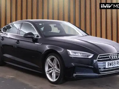 Usado Audi A5 Sportback S-Line 150 HP (110 kW) 2019 Preto Citadino