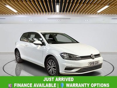Used VW Golf VII SE 125 HP (91 kW) 2018 White Hatchback