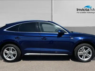 Used Audi Q5 S-Line 265 HP (194 kW) 2021 Blue SUV