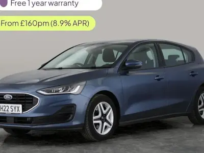 Used Ford Focus Trend 125 HP (91 kW) 2022 Blue Hatchback