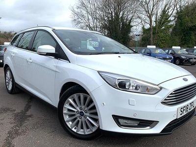 Used Ford Focus Titanium X 120 HP (88 kW) 2018 White Estate