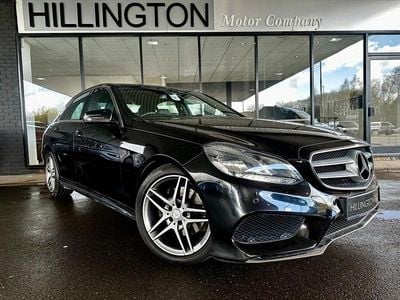 Used Mercedes E200 AMG line 2015 Black Sedan
