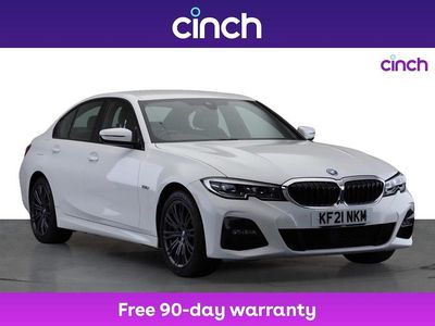 White Used 2021 BMW 330e M Sport Sedan | £20,099 (Fair price)