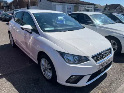 Used Seat Ibiza SE 95 HP (69 kW) 2018 White Hatchback