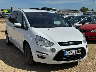 Used Ford S-MAX Titanium 140 HP (102 kW) 2010 White MPV