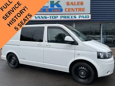 Used VW T5 Trendline 101 HP (74 kW) 2015 White Van