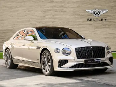 New Bentley Flying Spur 2025 White Sedan