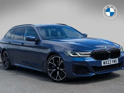 Used BMW 530 M Sport 286 HP (210 kW) 2023 Blue Estate