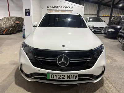 Used Mercedes EQC400 AMG line 300 kW (408 HP) 2022 White SUV
