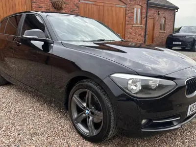 Used BMW 116 Sport Line 2015 Black Hatchback