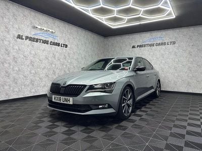 Used Skoda Superb SportLine 190 HP (139 kW) 2018 Grey Hatchback
