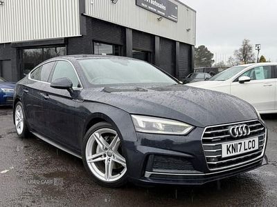 Used Audi A5 S-Line 2017 Blue Coupe