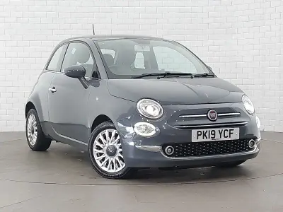 Used Fiat 500 Lounge 69 HP (50 kW) 2019 Grey Hatchback
