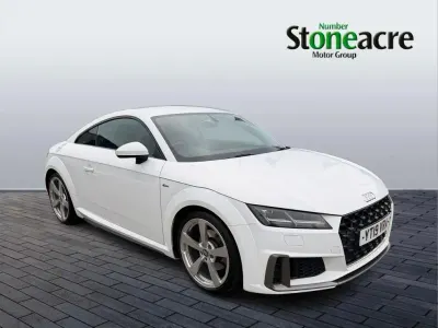 Used Audi TT S-Line 197 HP (144 kW) 2019 White Coupe