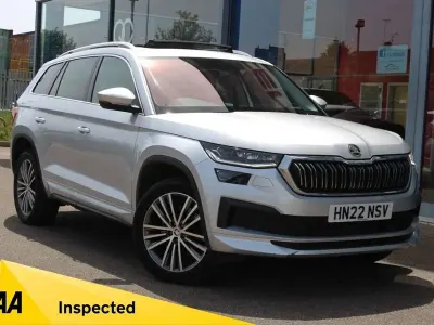 Used Skoda Kodiaq LAURIN & KLEMENT 200 HP (147 kW) 2022 Silver SUV