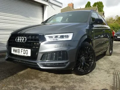 Used Audi Q3 Black Edition 150 HP (110 kW) 2018 Grey SUV