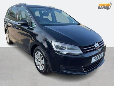 Used VW Sharan SE 177 HP (130 kW) 2016 Black MPV