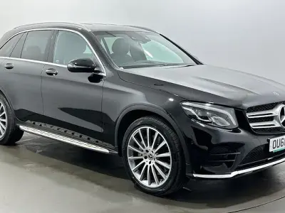 Used Mercedes GLC220 AMG line 170 HP (125 kW) 2018 Black SUV