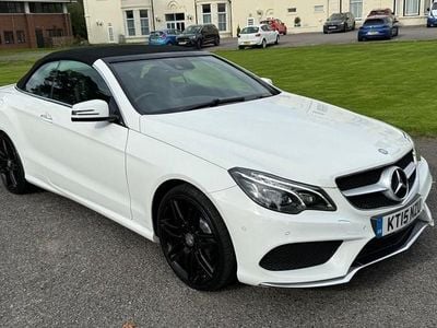 Used Mercedes E400 AMG line 333 HP (244 kW) 2015 White Cabriolet
