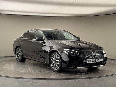 Obsidian black Used 2023 Mercedes E400 AMG line Sedan | £37,200 (Fair price)