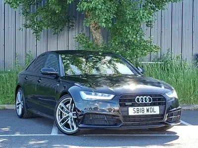 Used Audi A6 Black Edition 320 HP (235 kW) 2018 Black Sedan