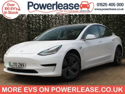 Used Tesla Model 3 Standard Range Plus 177 kW (241 HP) 2020 White Sedan