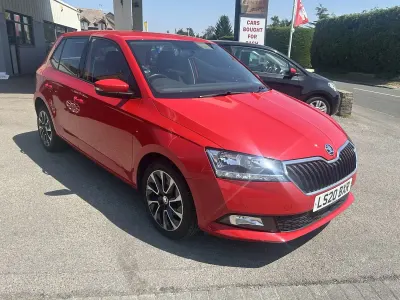 Used Skoda Fabia SE Drive 60 HP (44 kW) 2020 Red Hatchback