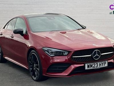 Used Mercedes CLA180 AMG Line Premium Plus 136 HP (100 kW) 2023 Red Sedan