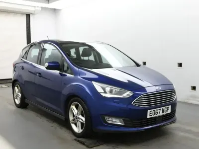 Second-hand Ford C-MAX Titanium X 120 CP (88 kW) 2017 Albastru Monovolum