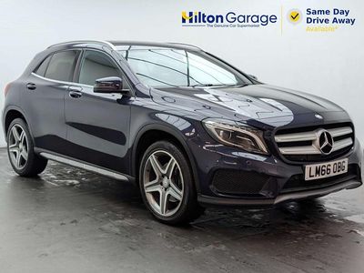 Used Mercedes GLA220 AMG line 177 HP (130 kW) 2016 Blue SUV